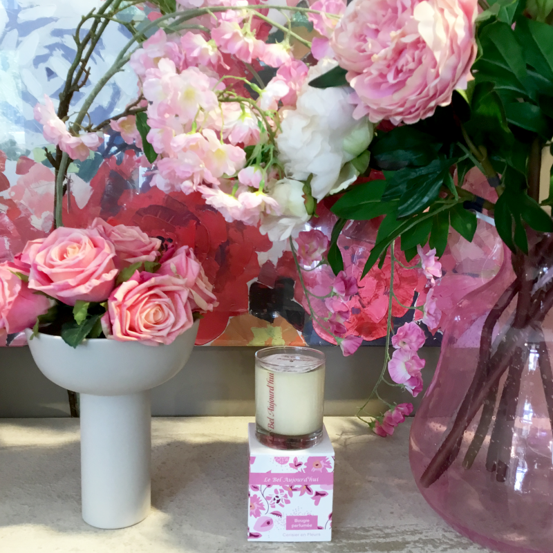 Bougie Boite Packaging Flower Rose