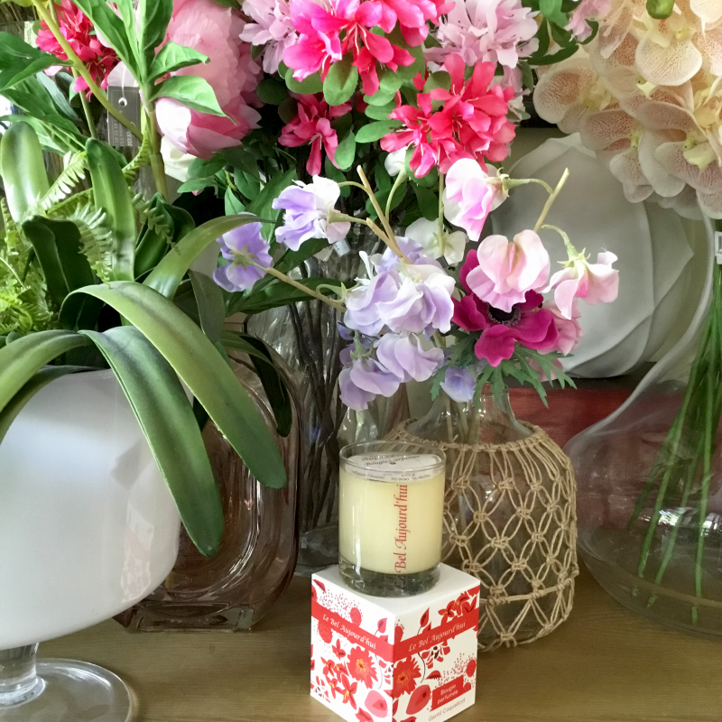 Bougie Boite Packaging Flower Rouge