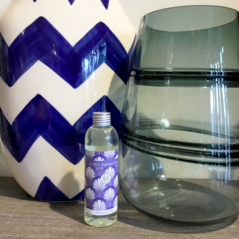 Recharge Etiquette Design Bleu