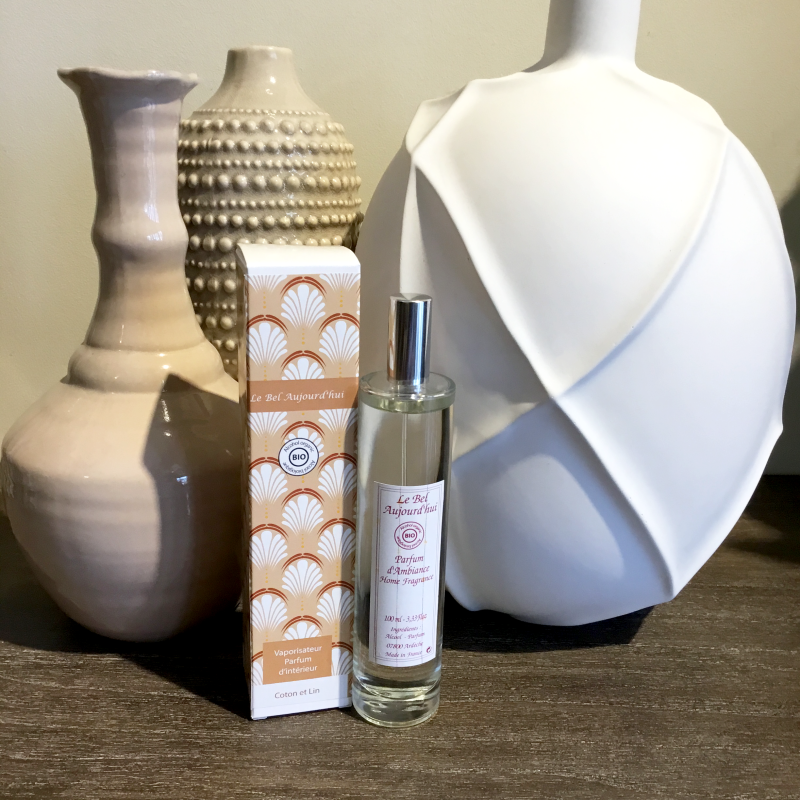 Spray d'Ambiance Boite Packaging Design Beige