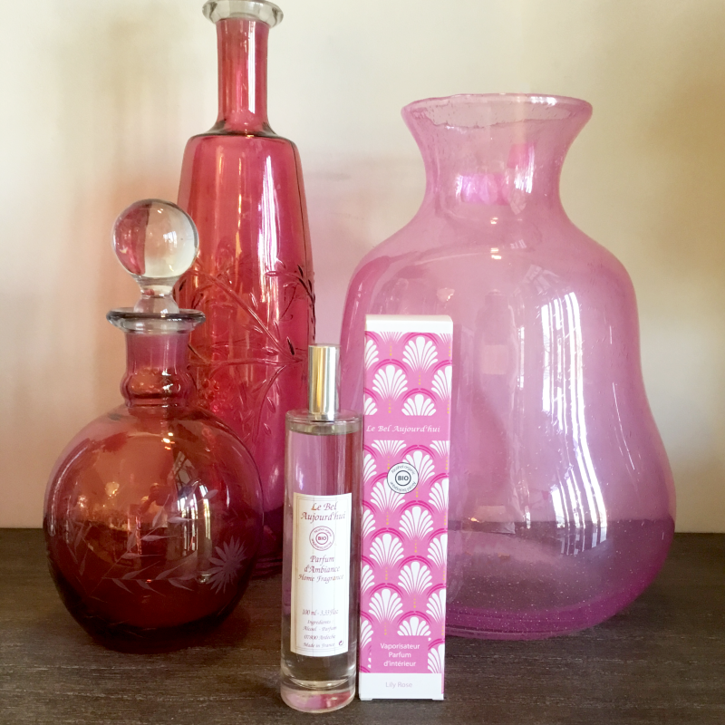 Spray d'Ambiance Boite Packaging Design Rose