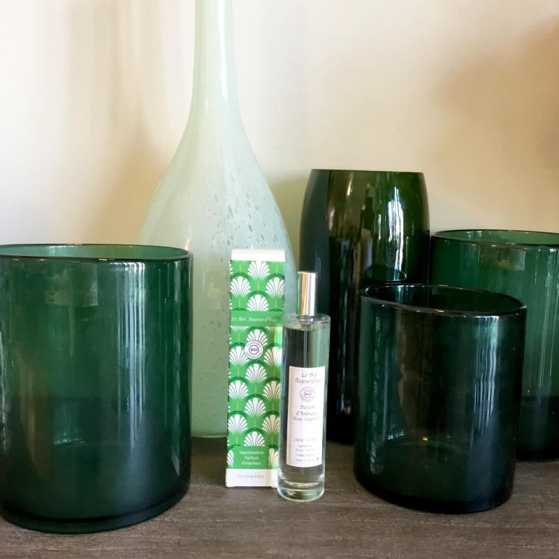 Spray d'Ambiance Boite Packaging Design Vert