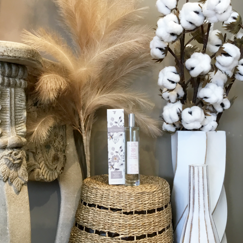 Spray d'Ambiance Boite Packaging Flower Gris