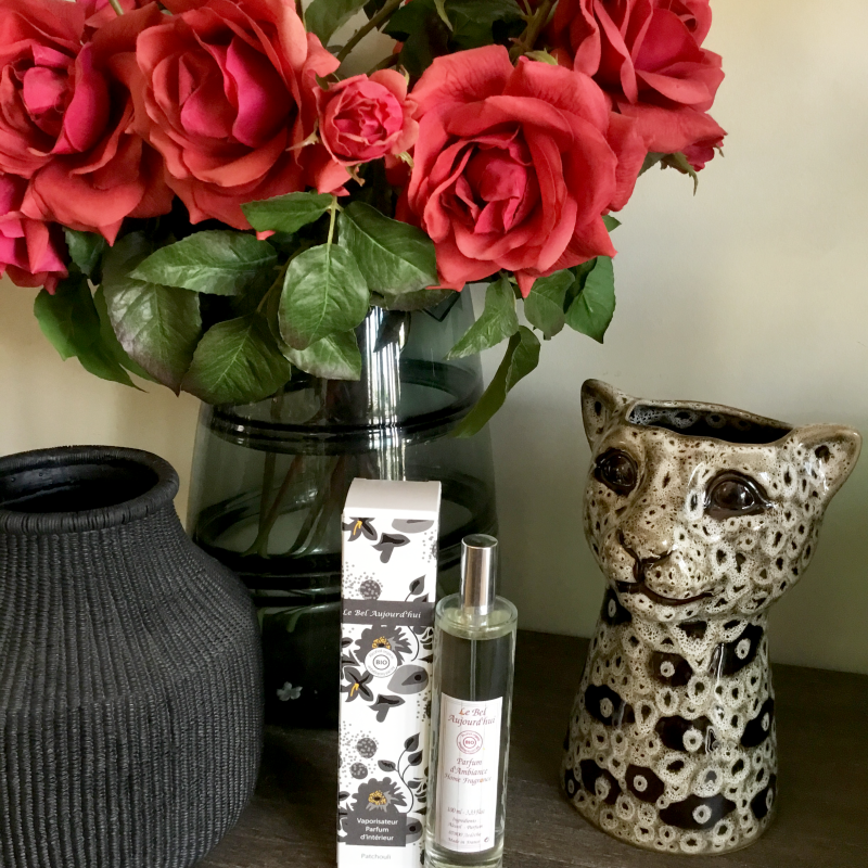 Spray d'Ambiance Boite Packaging Flower Noir