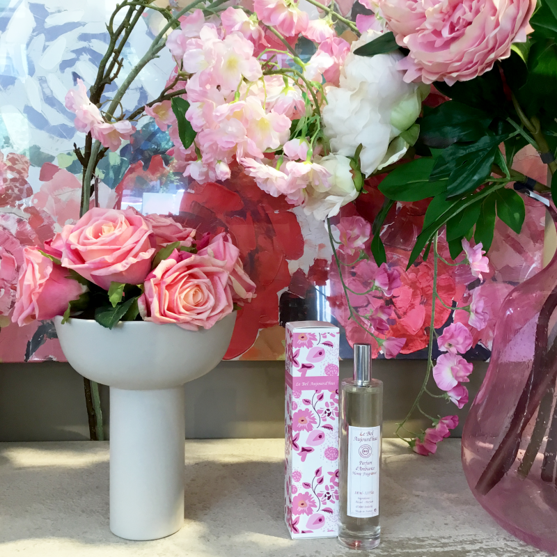 Spray d'Ambiance Boite Packaging Flower Rose