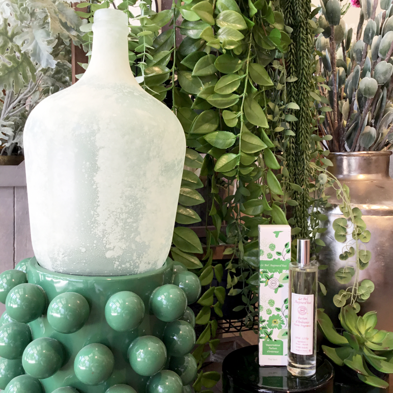 Spray d'Ambiance Boite Packaging Flower Vert